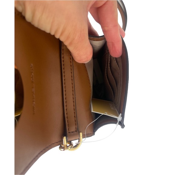 Michael Kors Women Carmen Small Faux Leather Phone Crossbody Bag - Picture 13 of 15